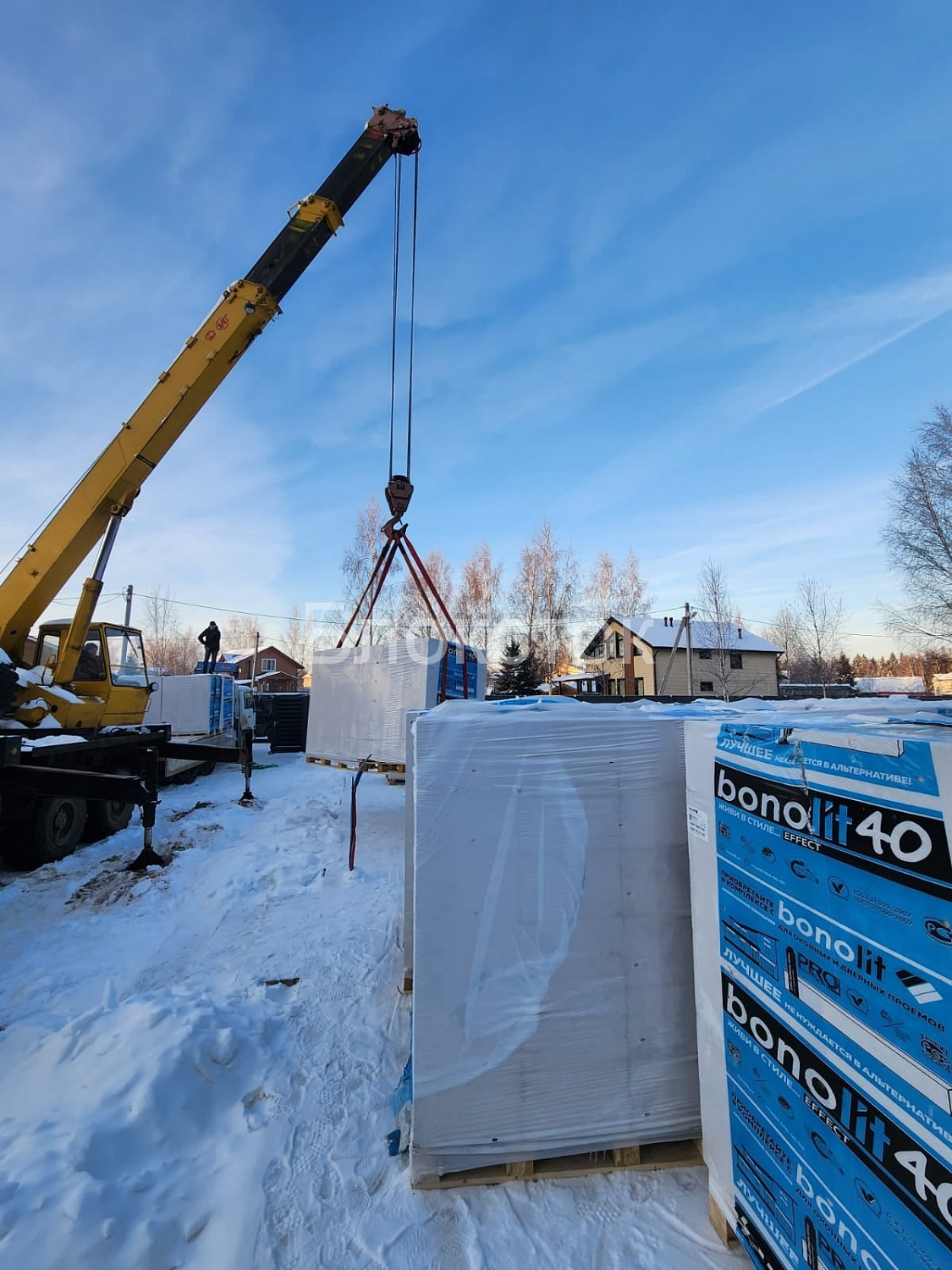 Газосиликатные блоки Бонолит Малоярославец D600 625х200х100 перегородочные